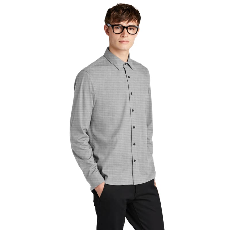 MERCER+METTLE Long Sleeve Stretch Woven Shirt 10