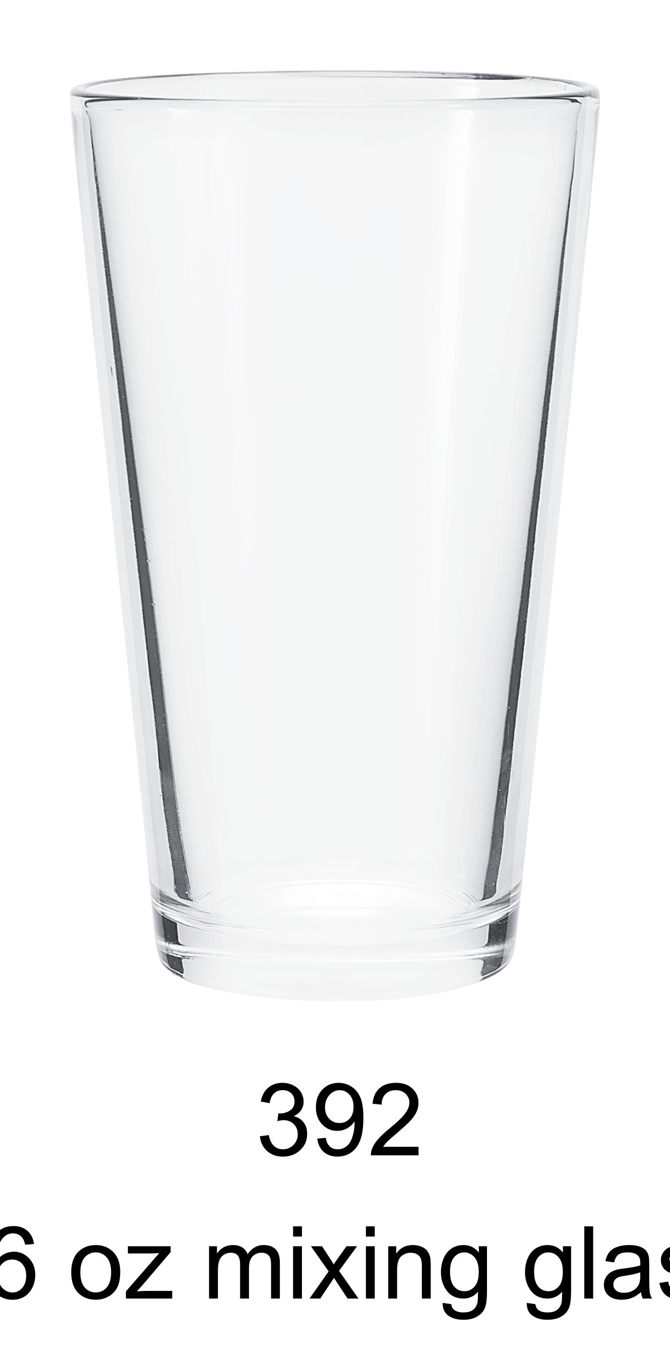 16 oz mixing glass