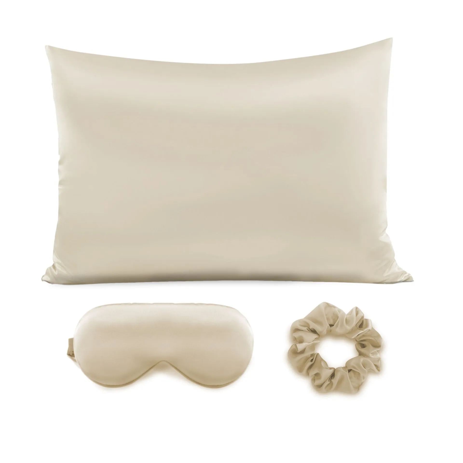 Silky Satin Pillow Covers with Hidden Zipper Set of 3 10