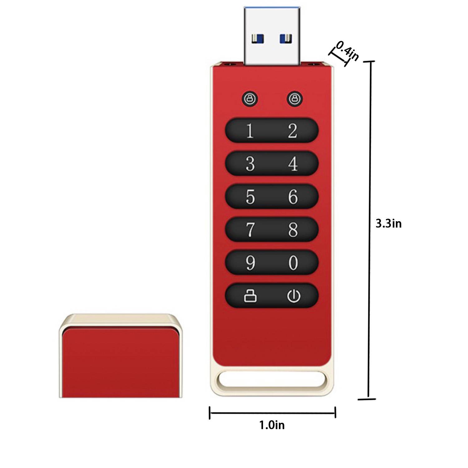 USB Flash Drive Password Memory Stick 3