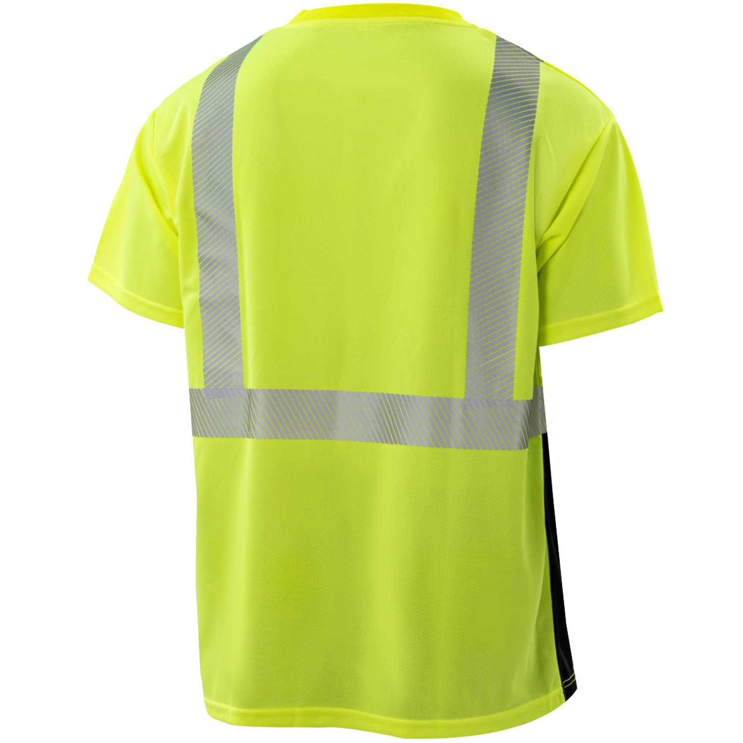 3.8 oz. Polyester Class 2 Color Block Segmented Tape Safety T-Shirt with Pocket 6