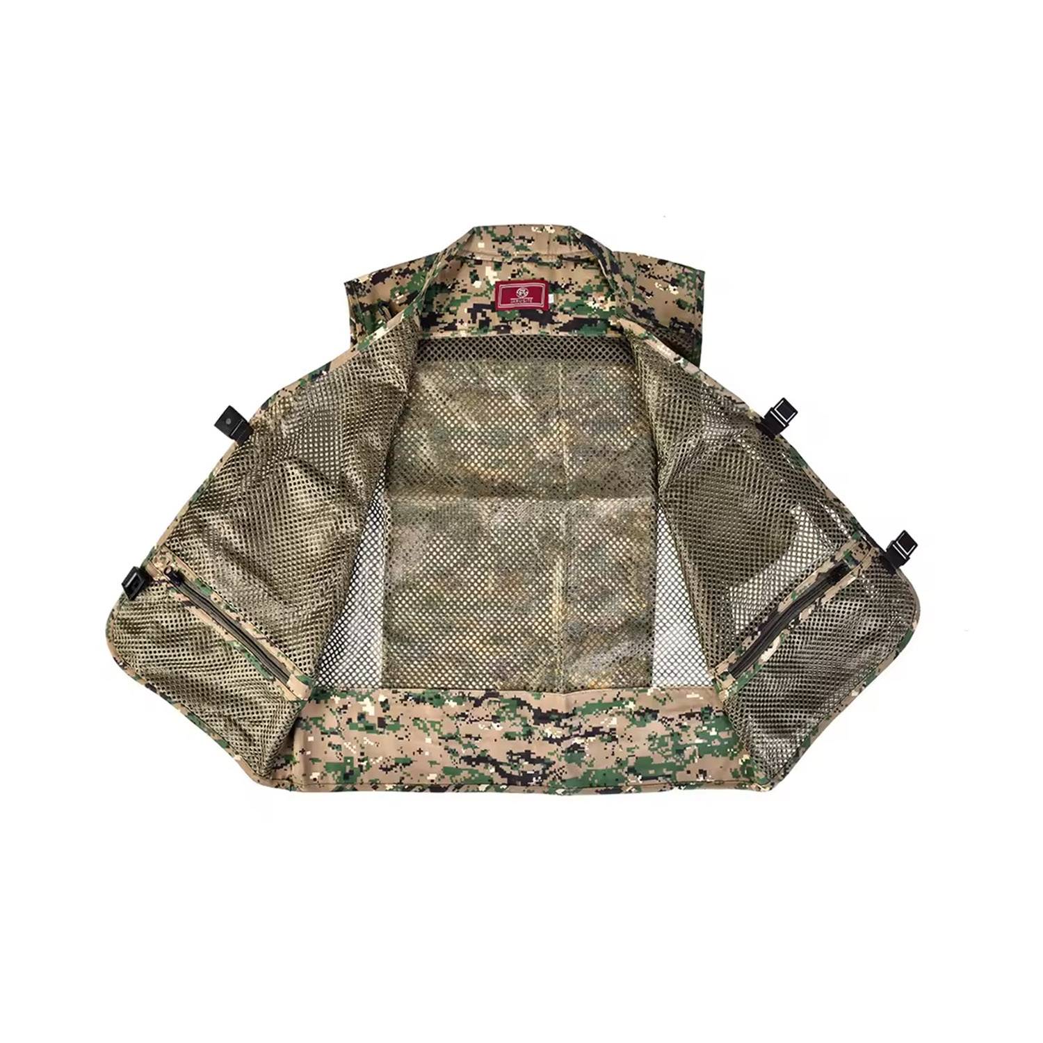 Unisex Mesh Breathable Fishing Vest Multi-Pockets Waistcoat 2
