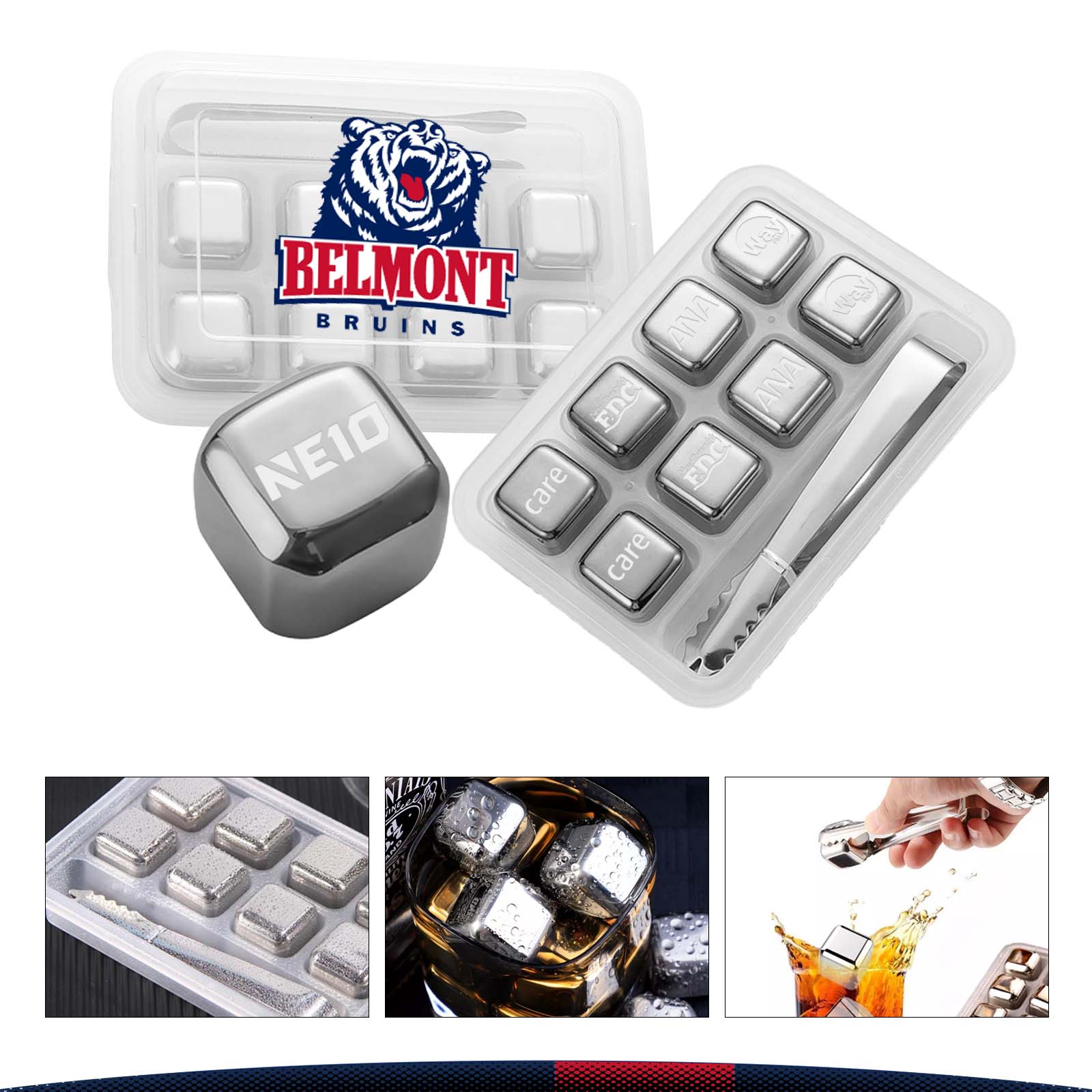 Luxury Stainless Steel Ice Cubes 3