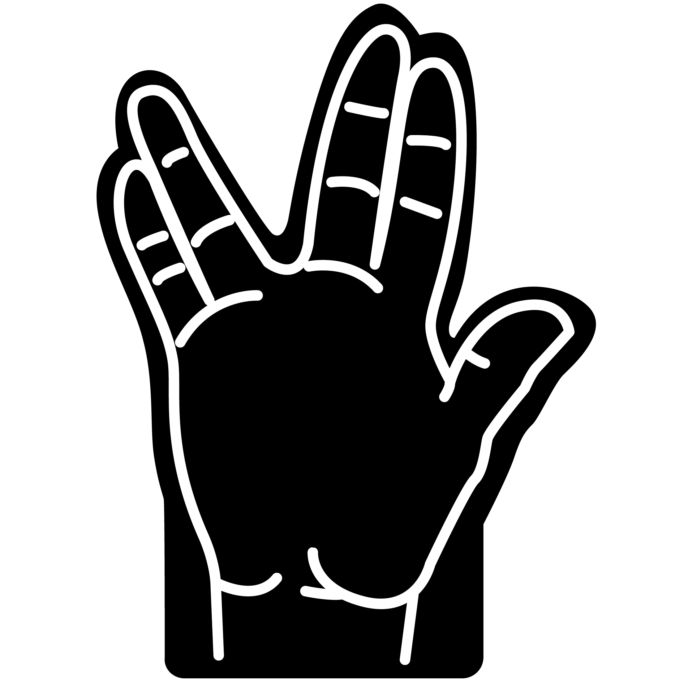 16" Foam Hand 32