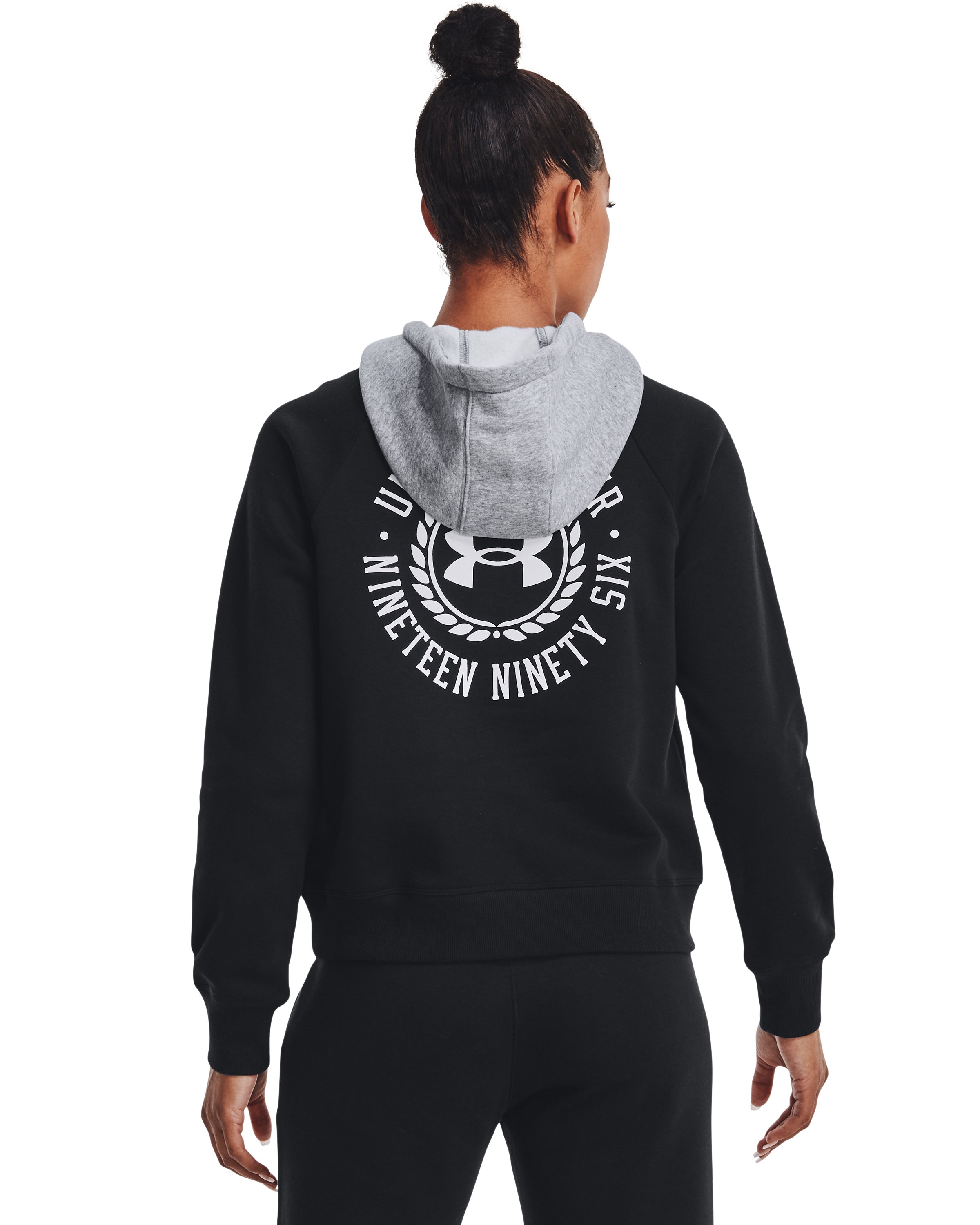 UA Rival Fleece Colorblock Women's Hoodie 2