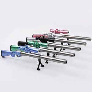 Compact Gun Shaped Writing Pen With Built In LED Flashlight 5