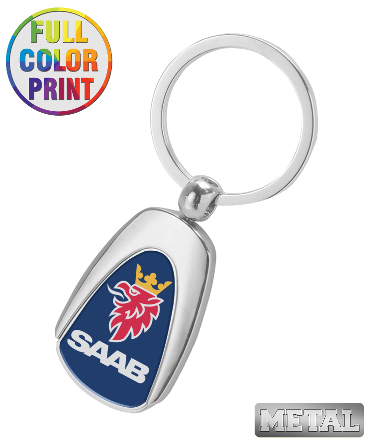 Unique Metal keychains -Full Color Dome 1