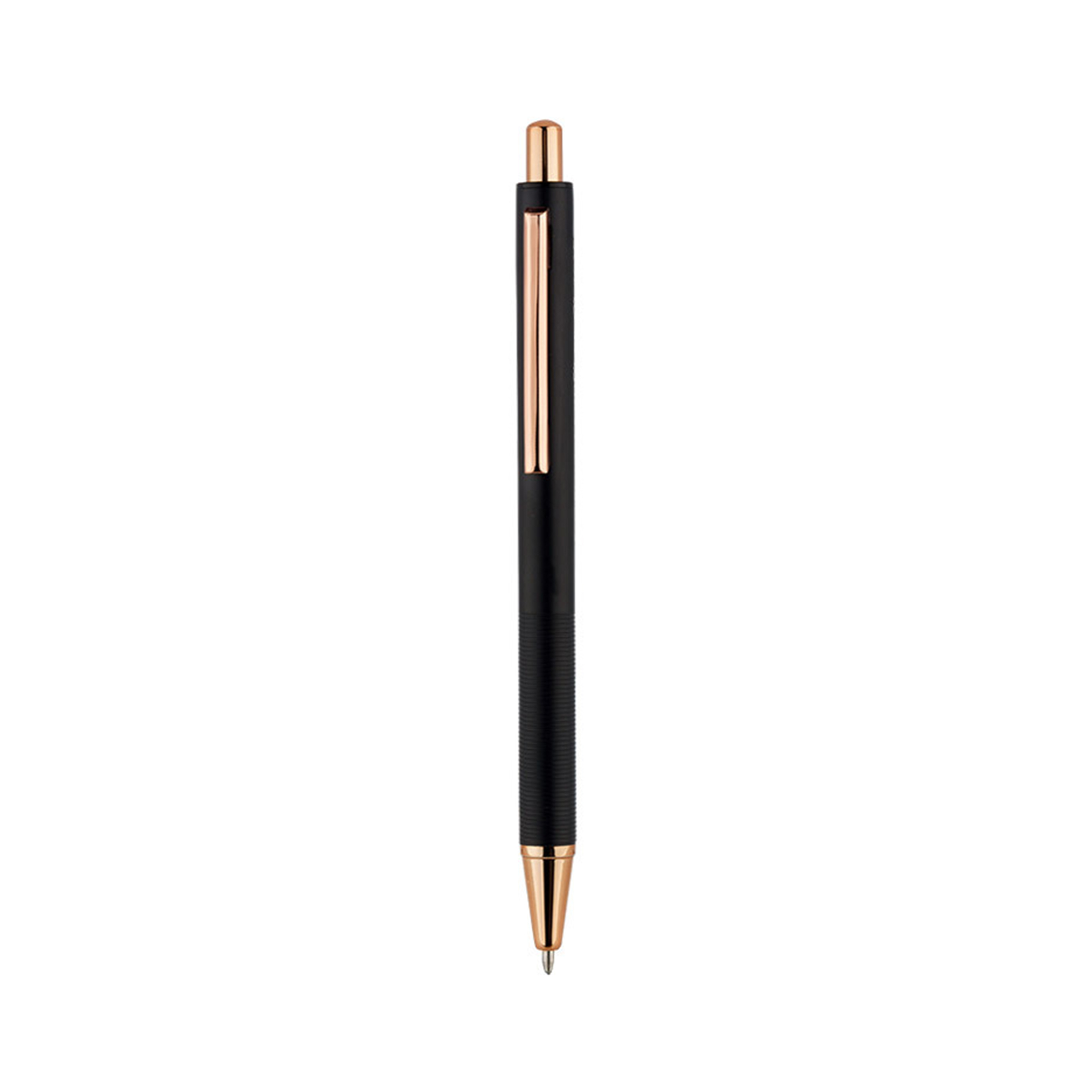 Aluminum Alloy Retractable Ballpoint With Ridged Grip 5