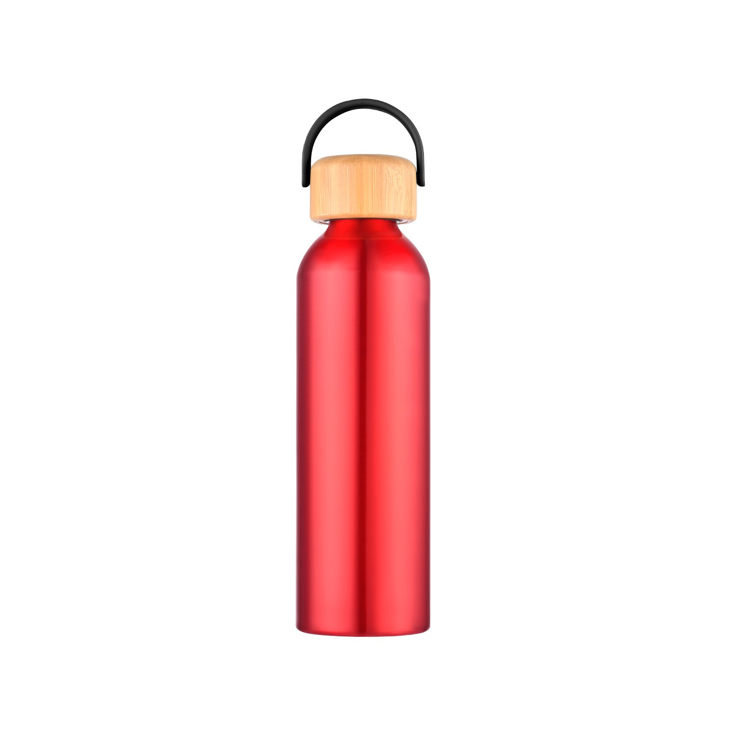 Juno 24 oz Recycled Aluminum Water Bottle with Bamboo Lid 6