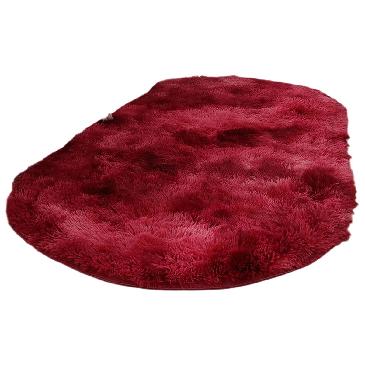 Embroidered Faux Fur Rug for Home Decor 19