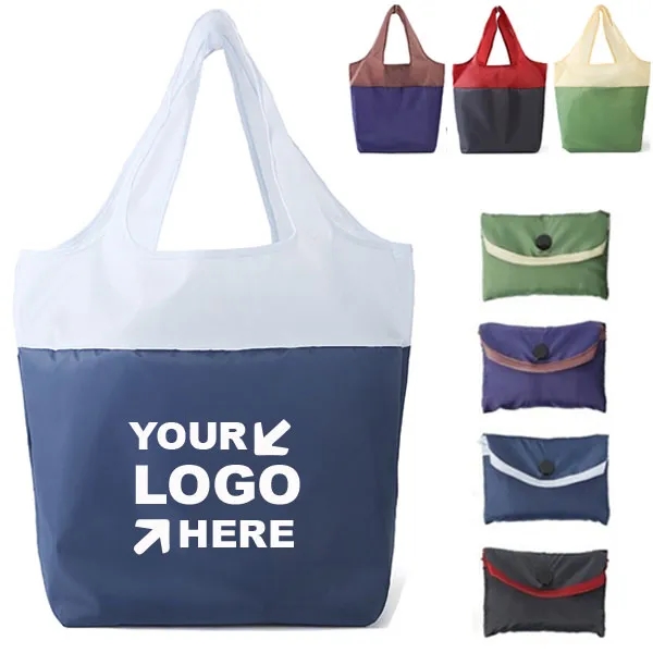 Large Capacity RPET Folding Grocery Bags 1