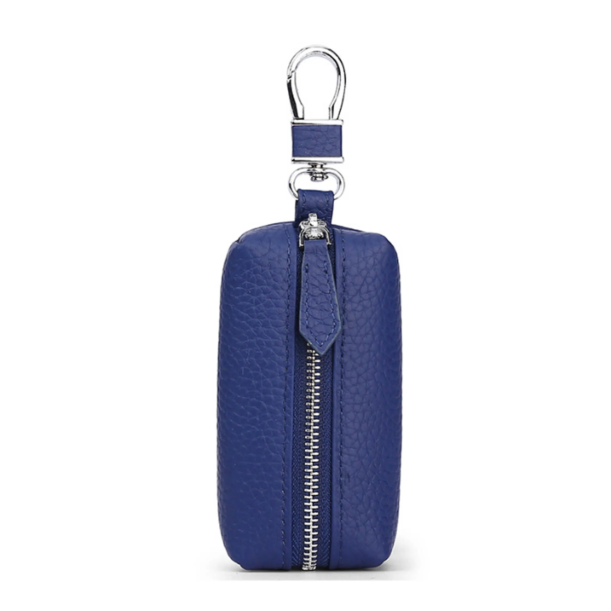 Leather Car Key Holder with Clip 2