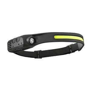 Round Turbo Shaped Rechargeable Head Flashlight 11