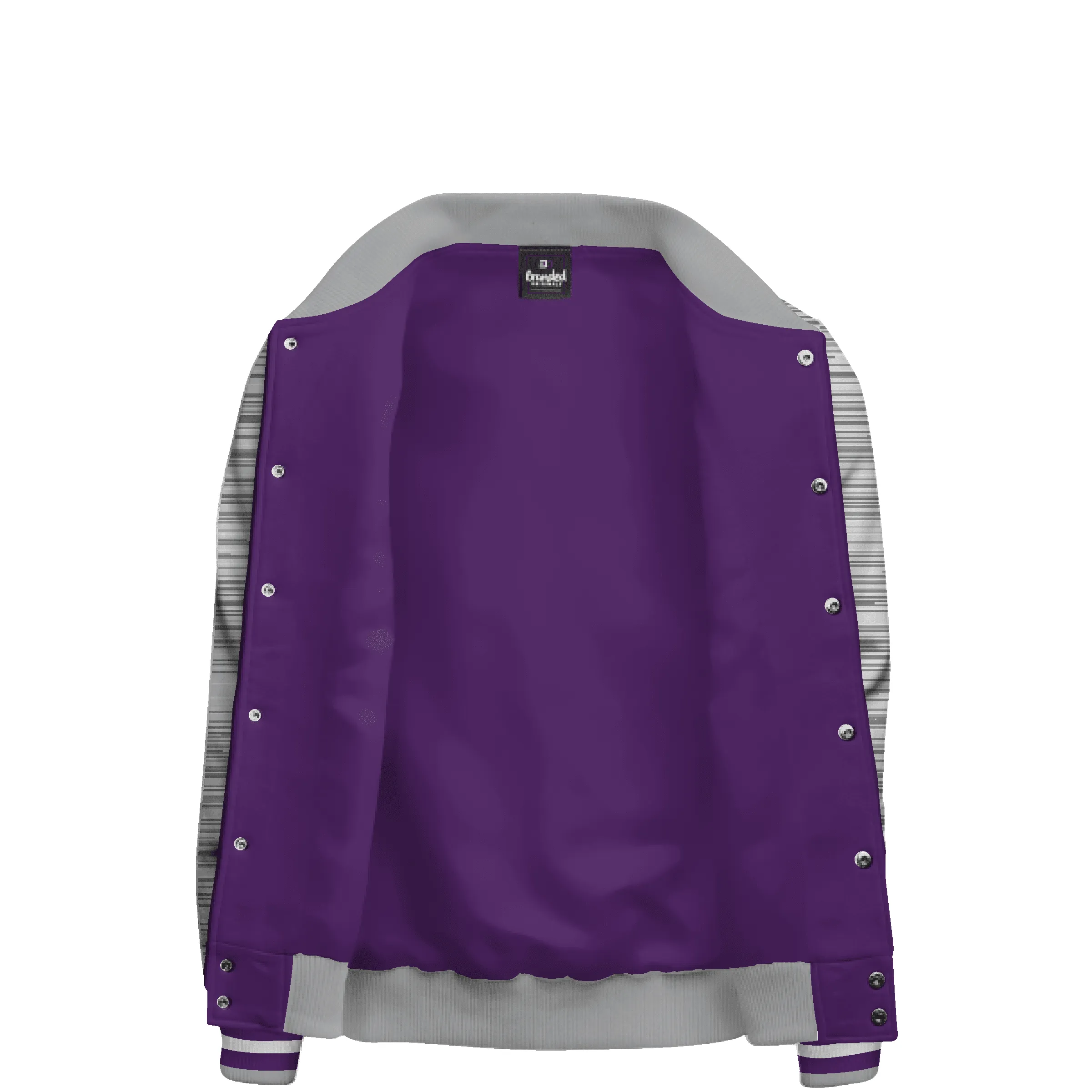 Cotton Fleece Varsity Jacket With No Lining 7