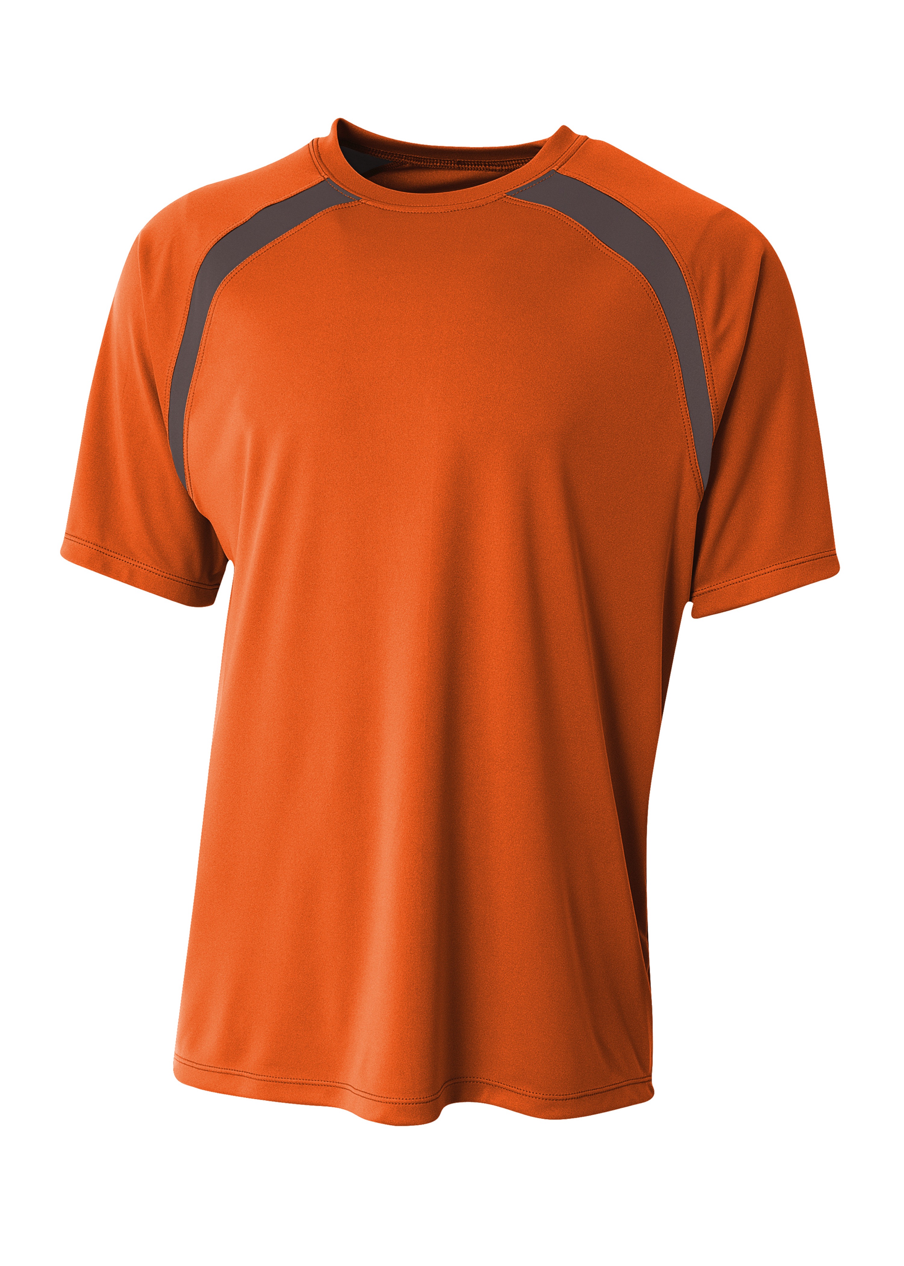 A4 Spartan Short Sleeve Color Block Crew 2
