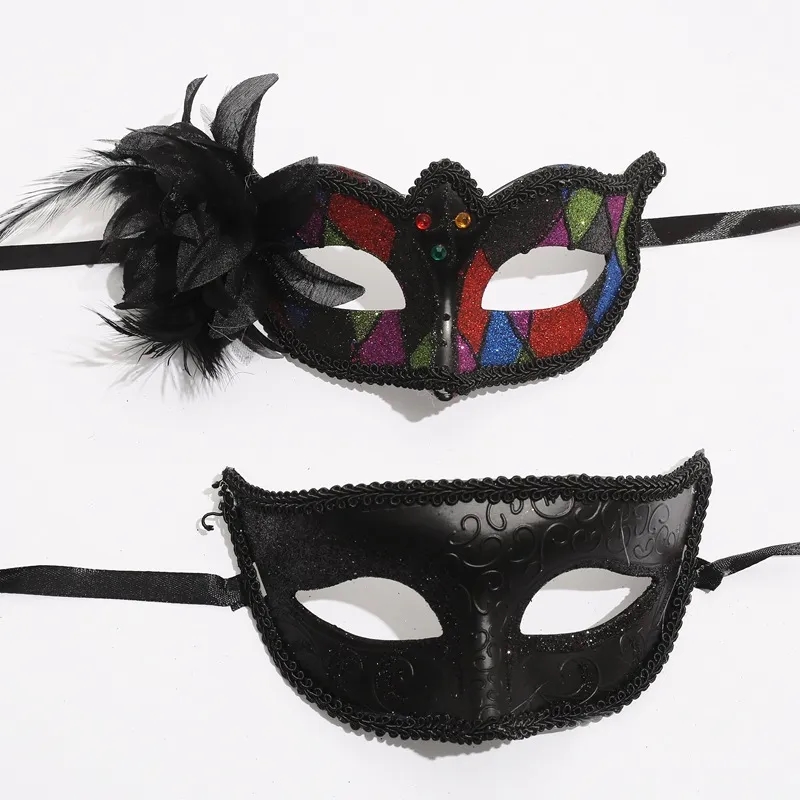 Masquerade Mask For Couples Halloween Costome 1