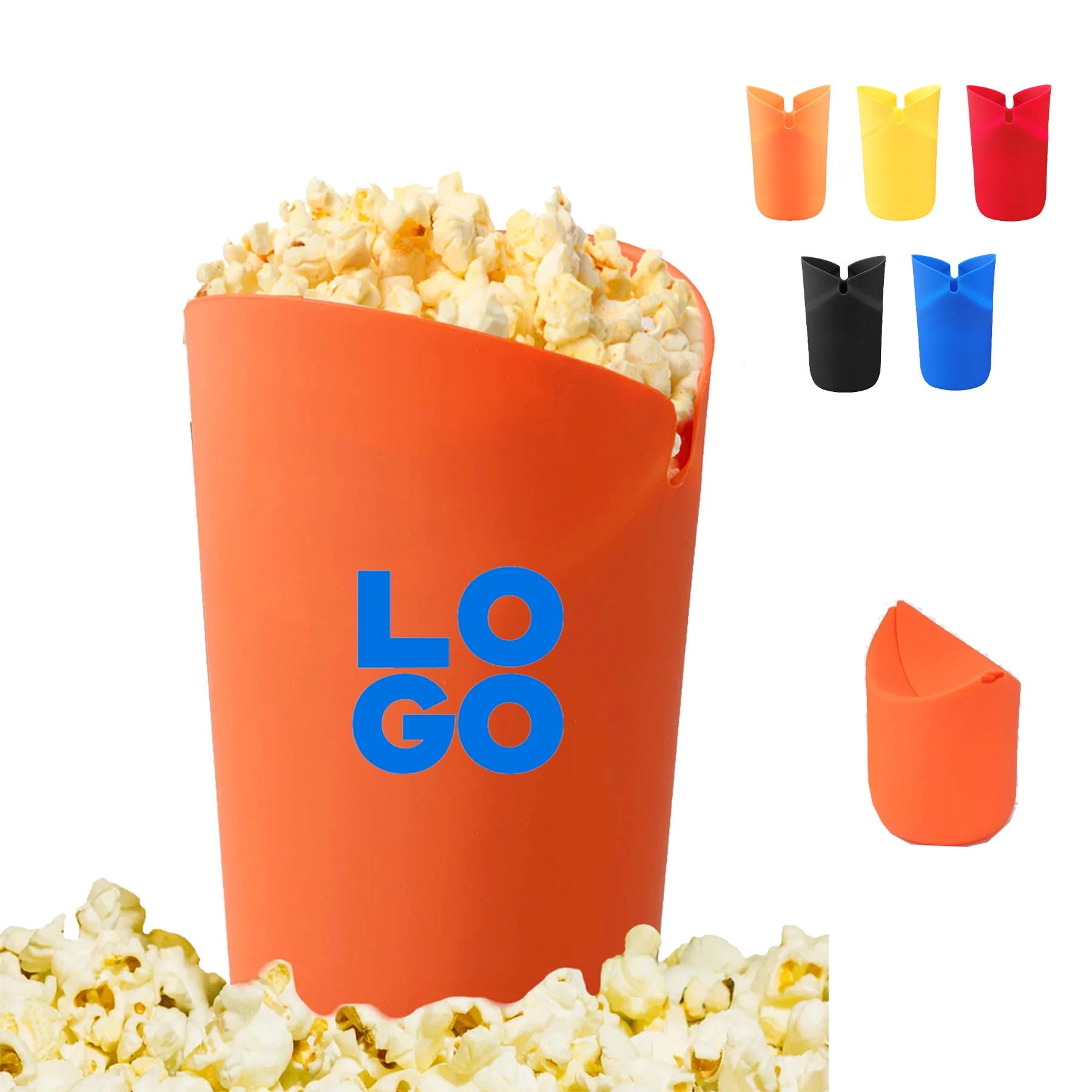 Silicone Popcorn Popper Bucket 2