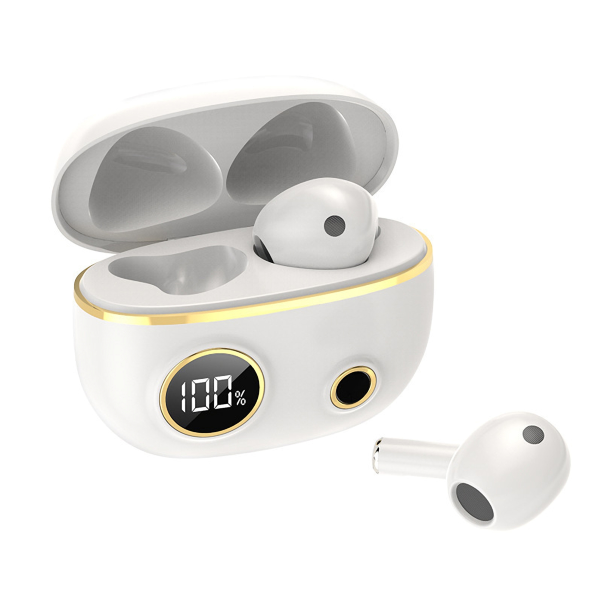 Bluetooth Wireless Earbuds w/Pill Shaped Charging Case 4