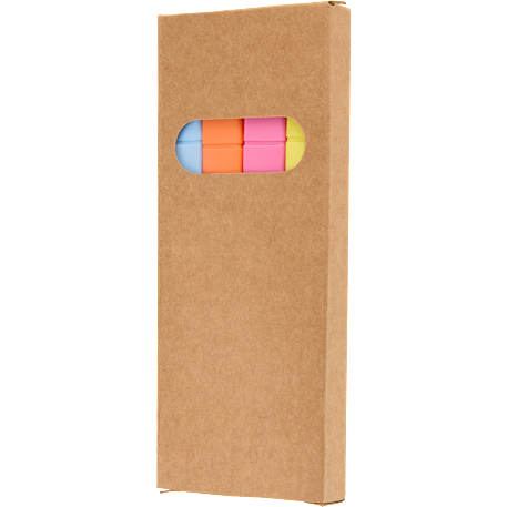 4-Piece Square Recycled Highlighter Set 58