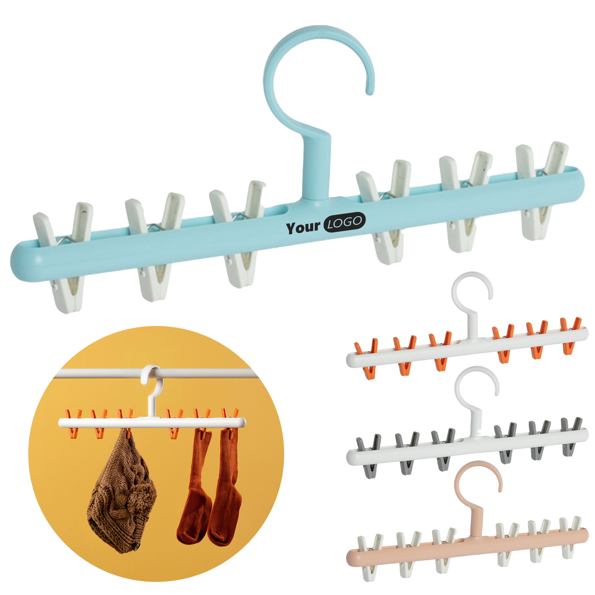 Plastic Creative Windproof Clothes Hanger 3
