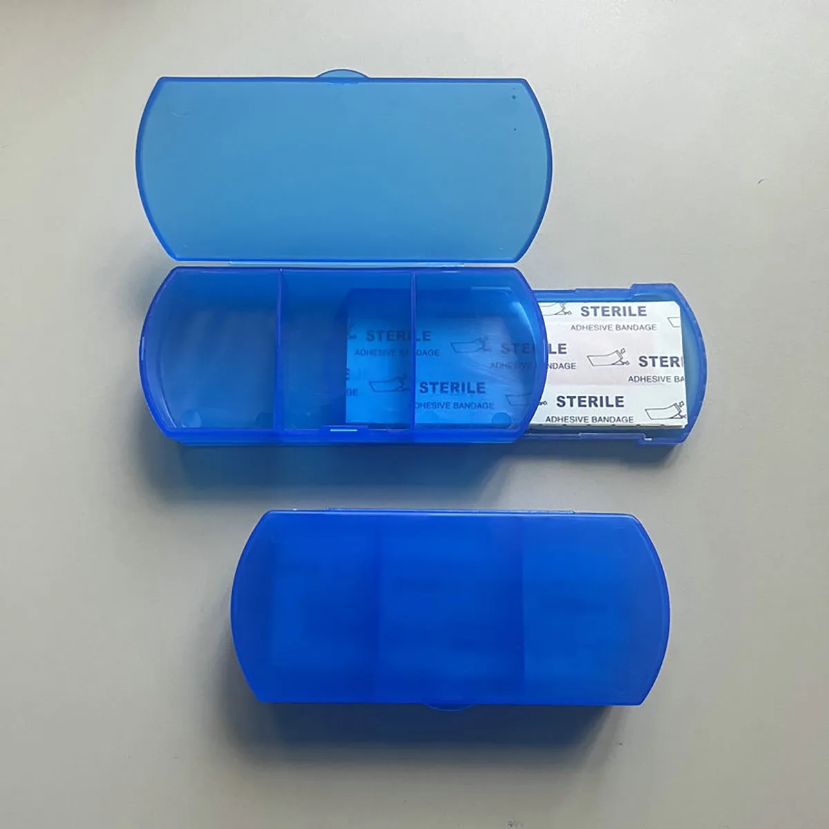 Double Layer Pill Organizer Daily Vitamin Medicine Box 3