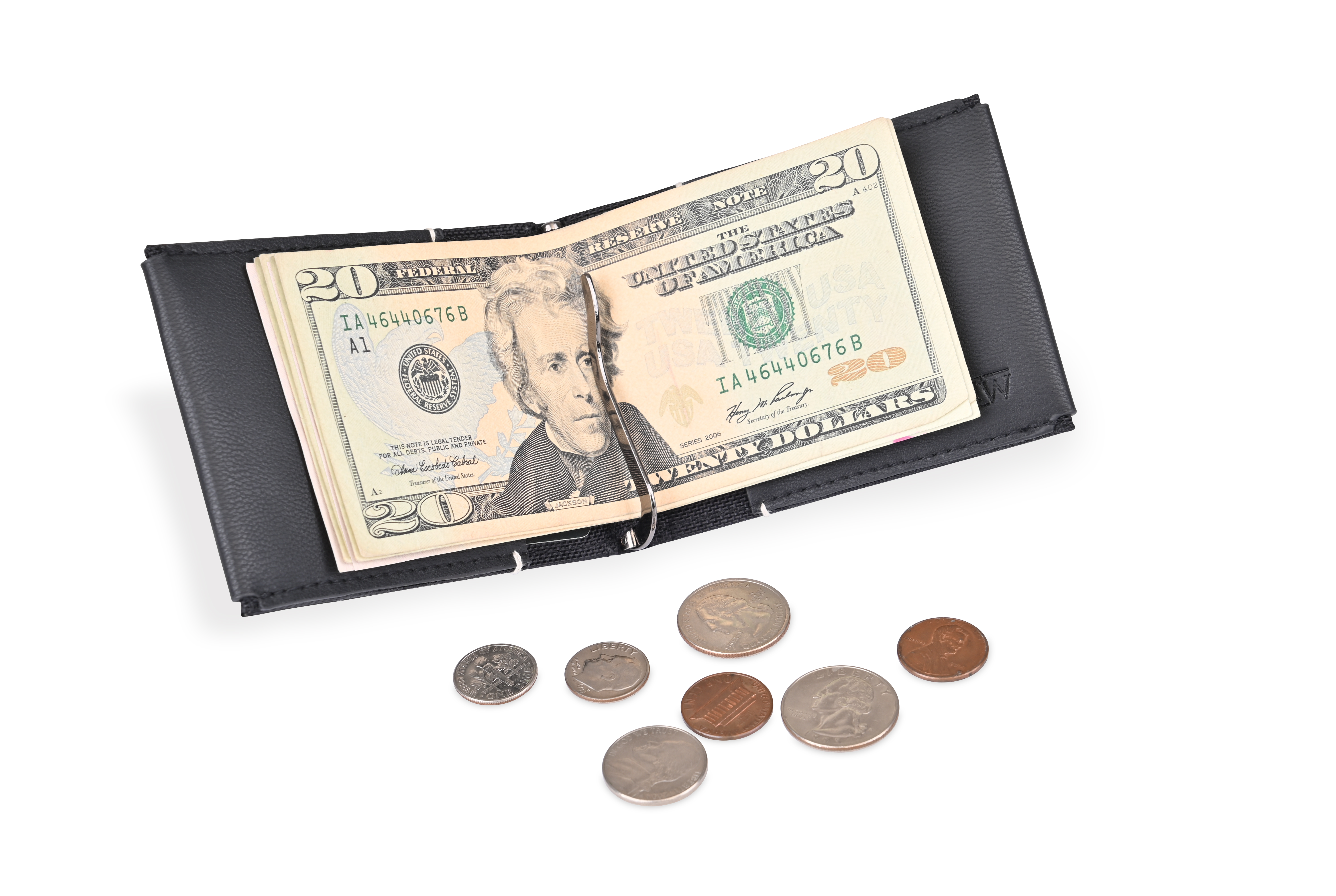 Travis & Wells® Lennox Recycled Nylon Money Clip 7