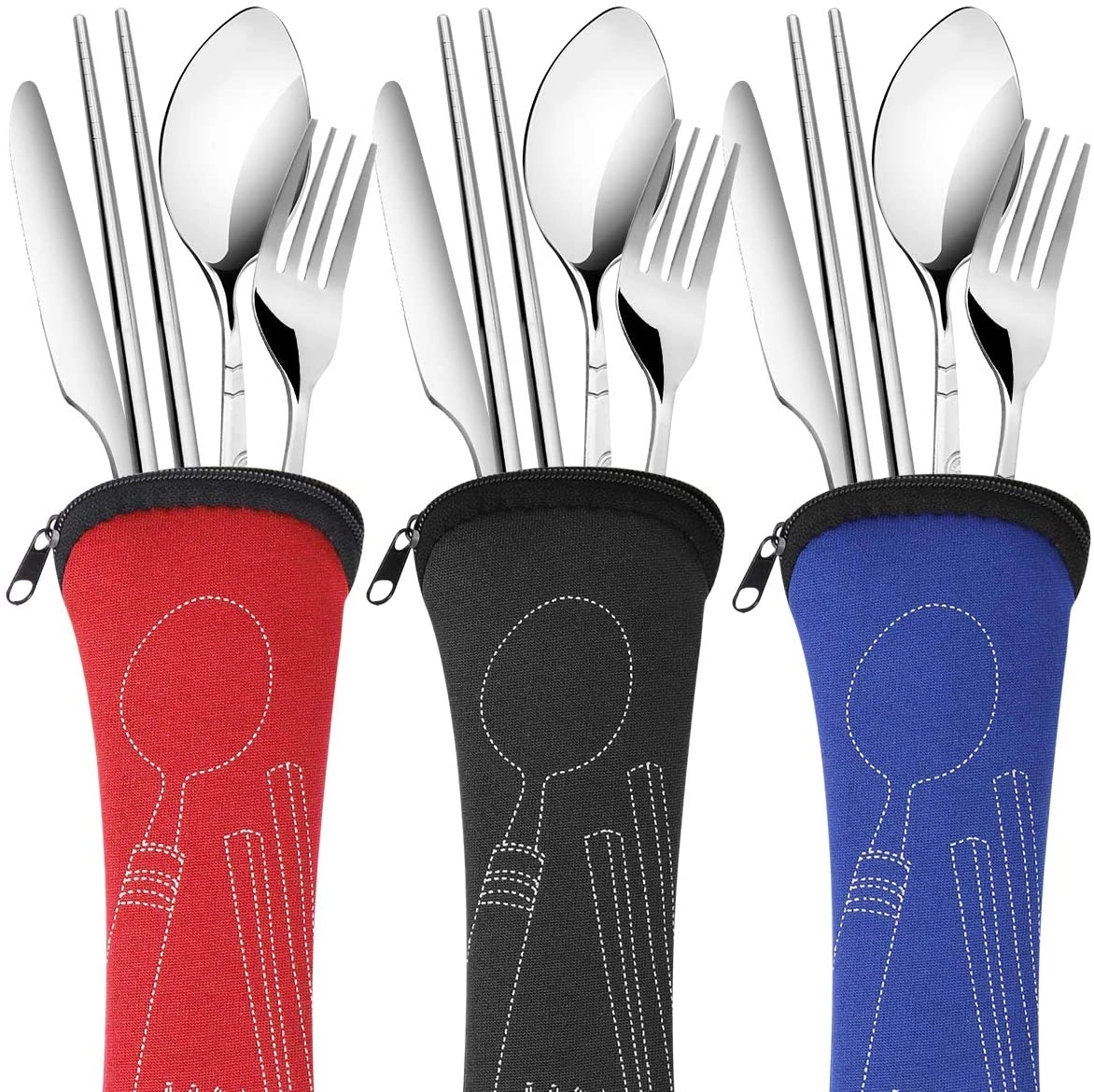 Stainless Steel Portable Cutlery Set 2
