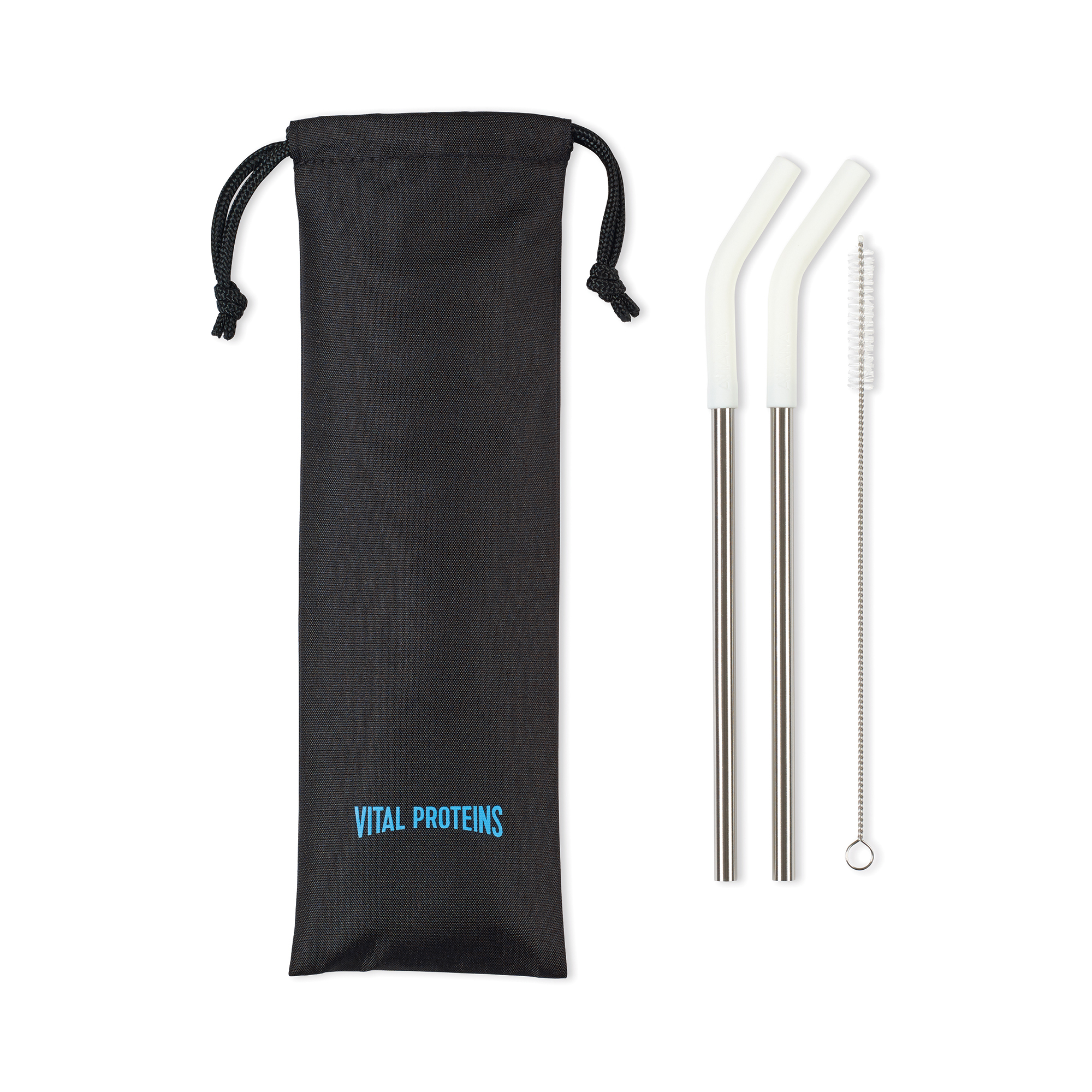 Aviana™ Poppy 2-Pack Stainless Straw Set 4