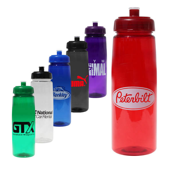 30 oz. Poly-Saver PET Bottle with Push 'n Pull Cap 11
