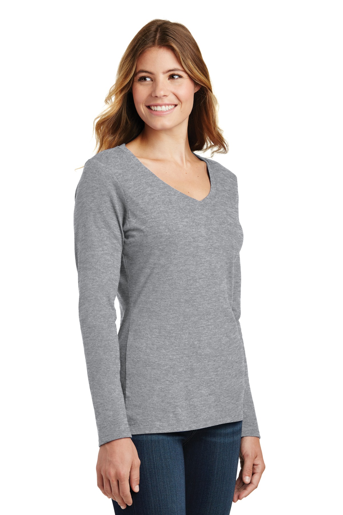 Women's Long Sleeve Fan Favorite V-Neck Tee