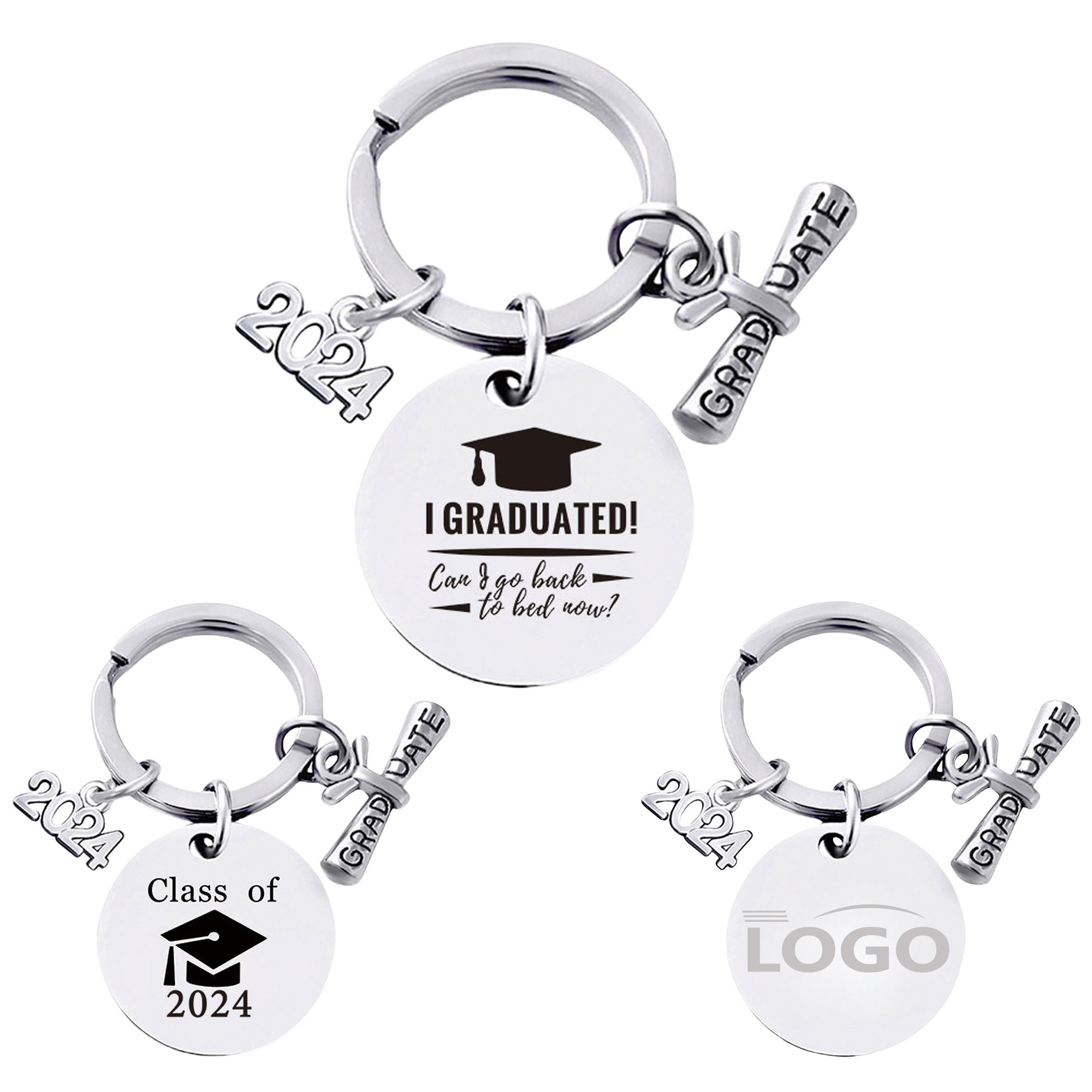 Titanium Steel Keychain Gift MOQ20 1