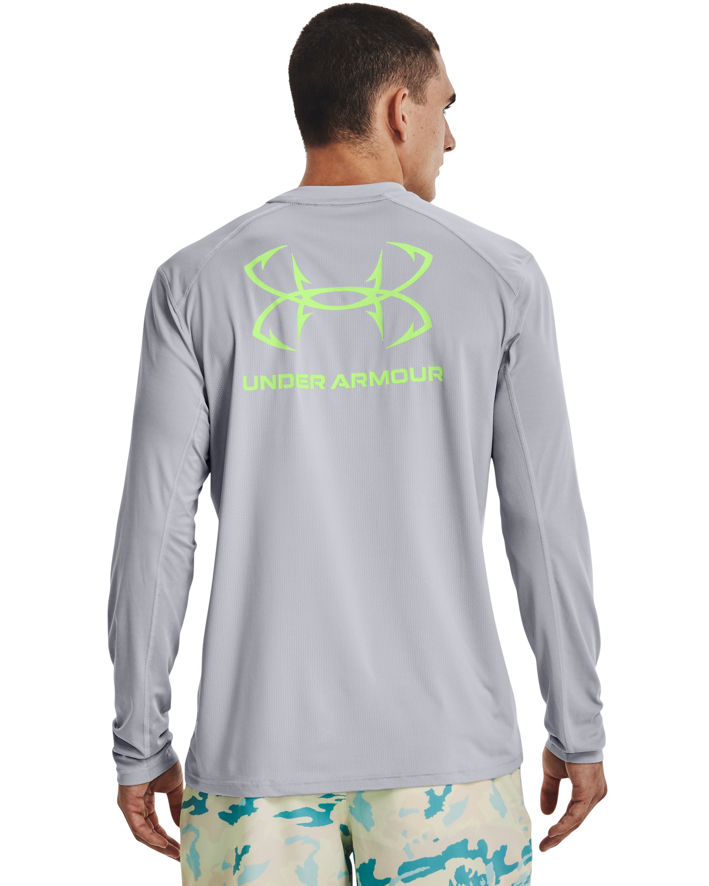 UA Iso-Chill Shorebreak Back Hook Men's Long Sleeve 11