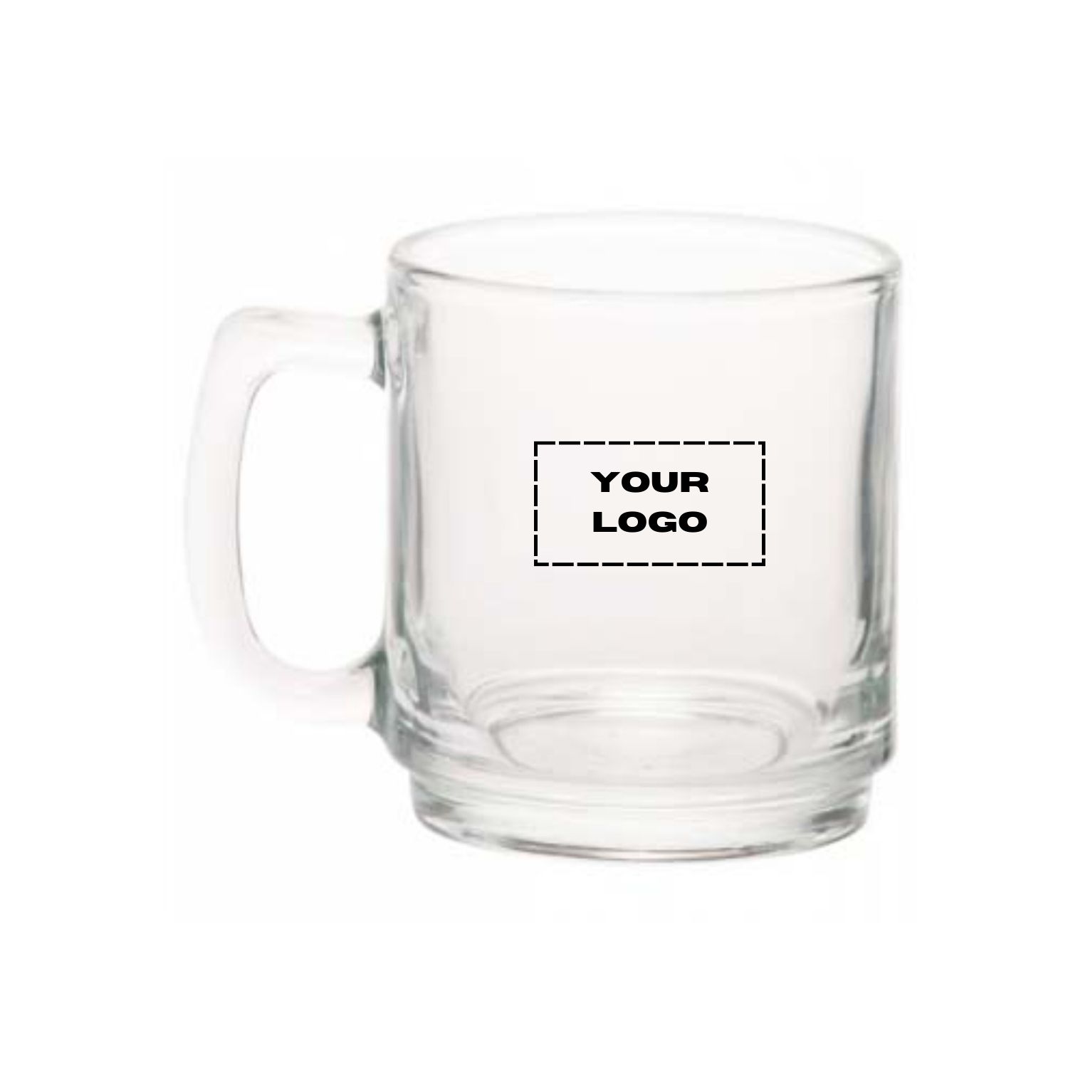 Clear Glass Coffee Mugs, 9 oz. 4