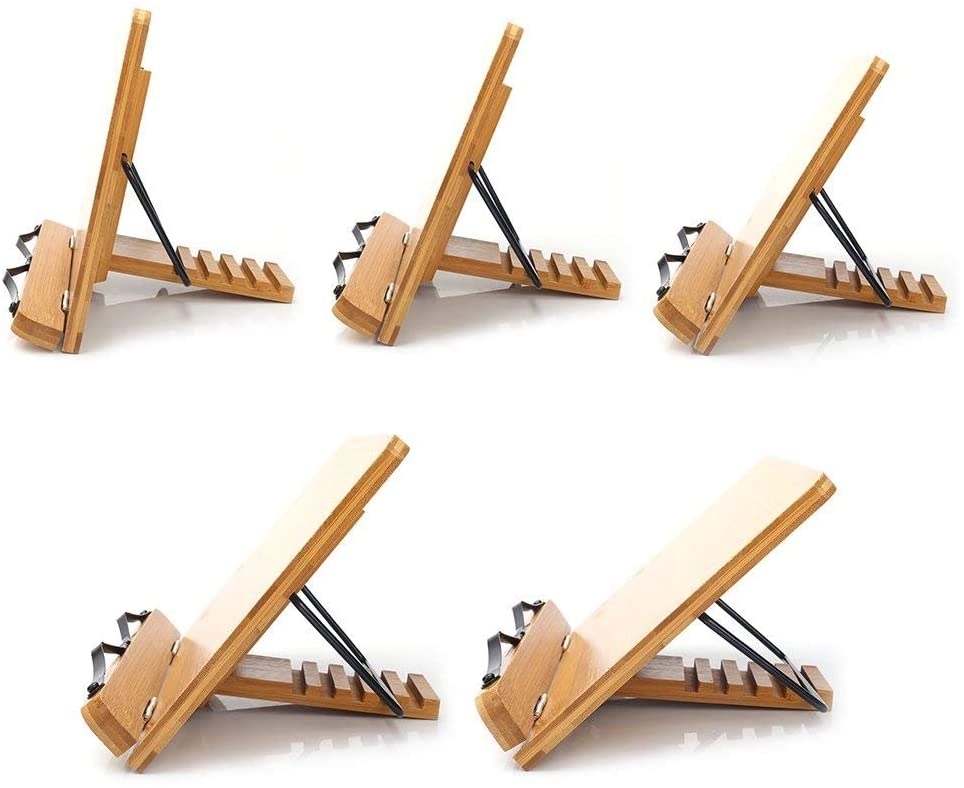 Bamboo Book Stand 11" x 8.2" 3