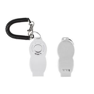 Whistle Durable Metal Pet Training Clicker With Wrist Band 10