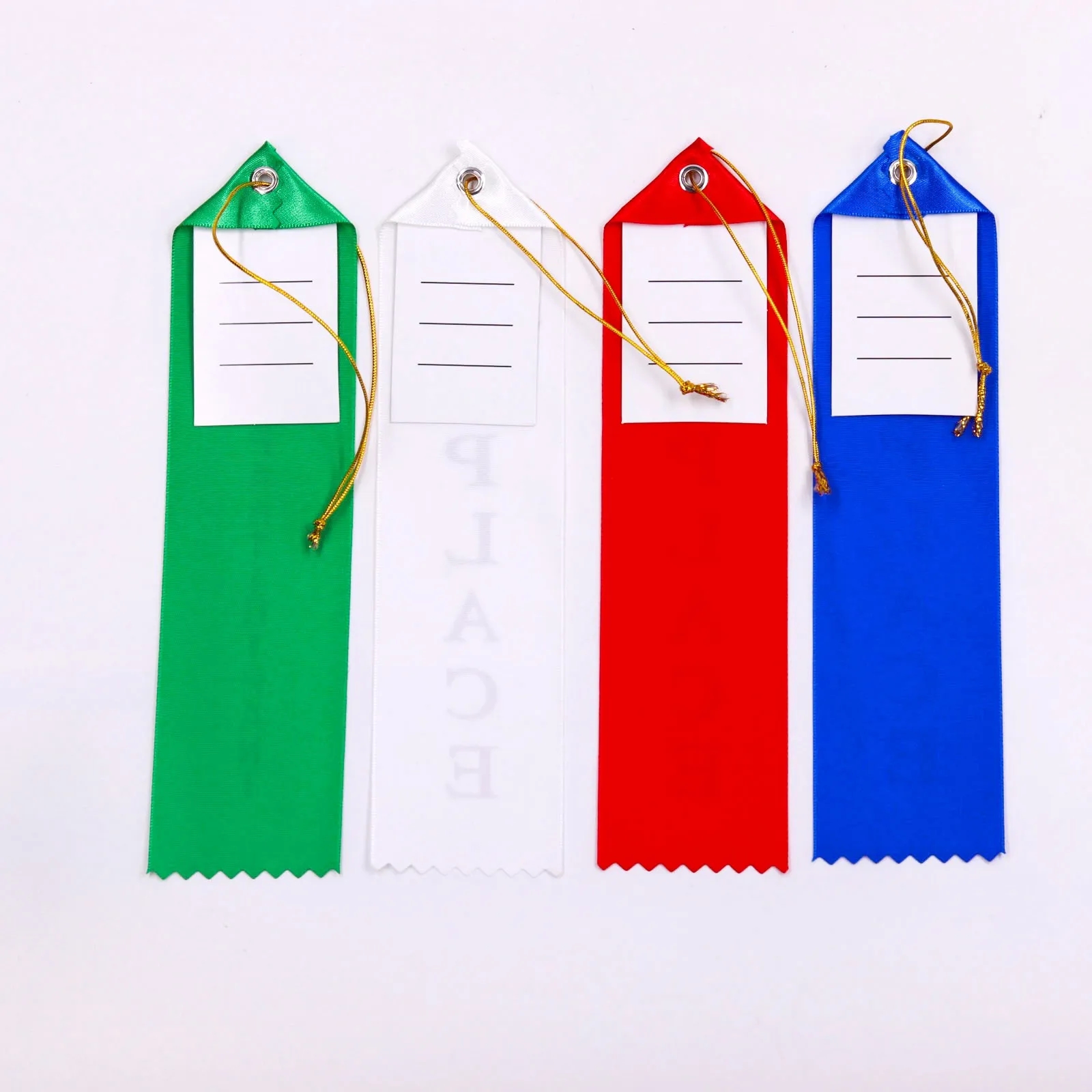 Award Ribbons  W/Card Custom Finished  2" x 8" 2