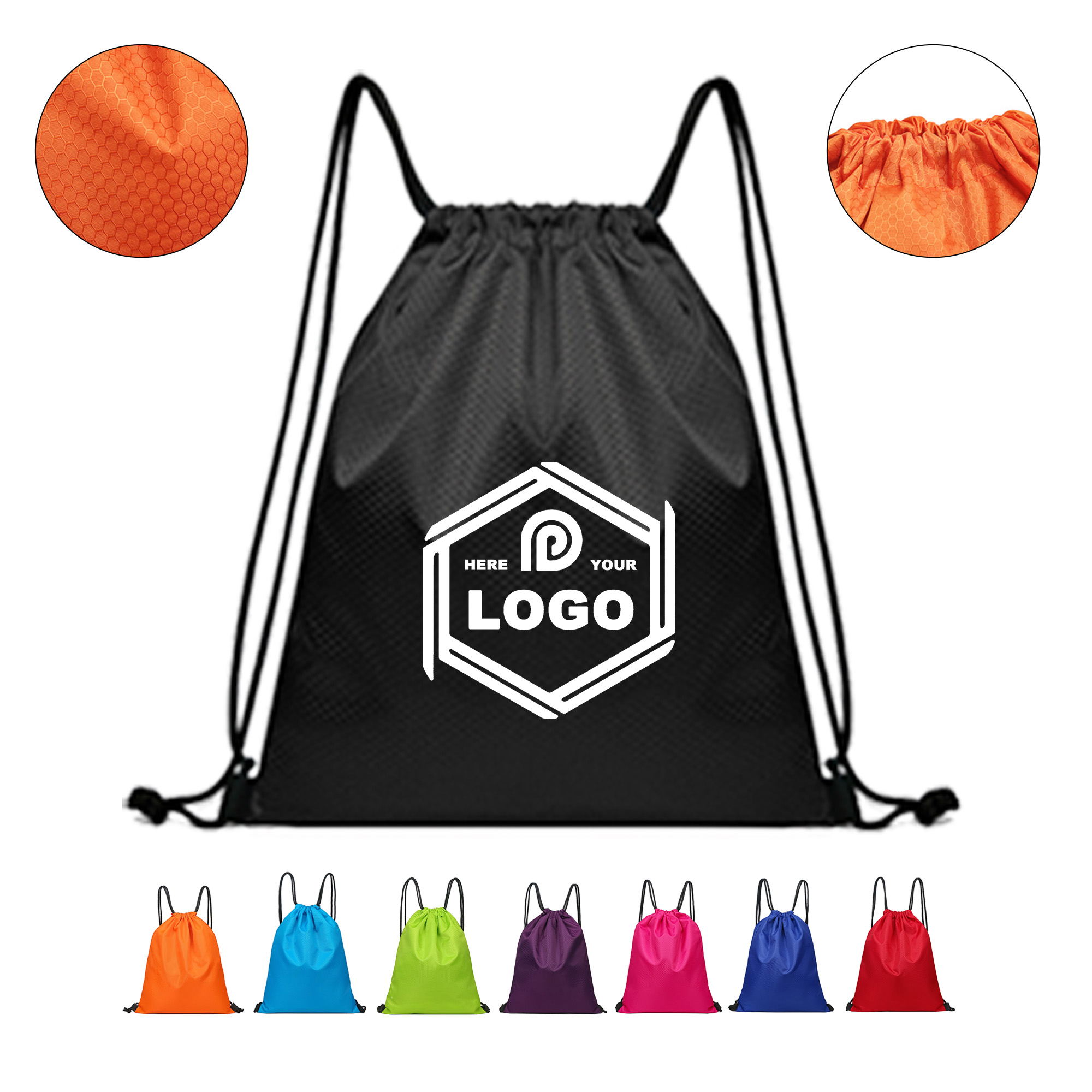 Drawstring Closure Backpack 2