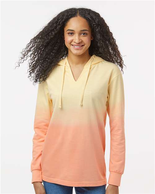 Women's French Terry Ombré Hooded Sweatshirt - W20185 38