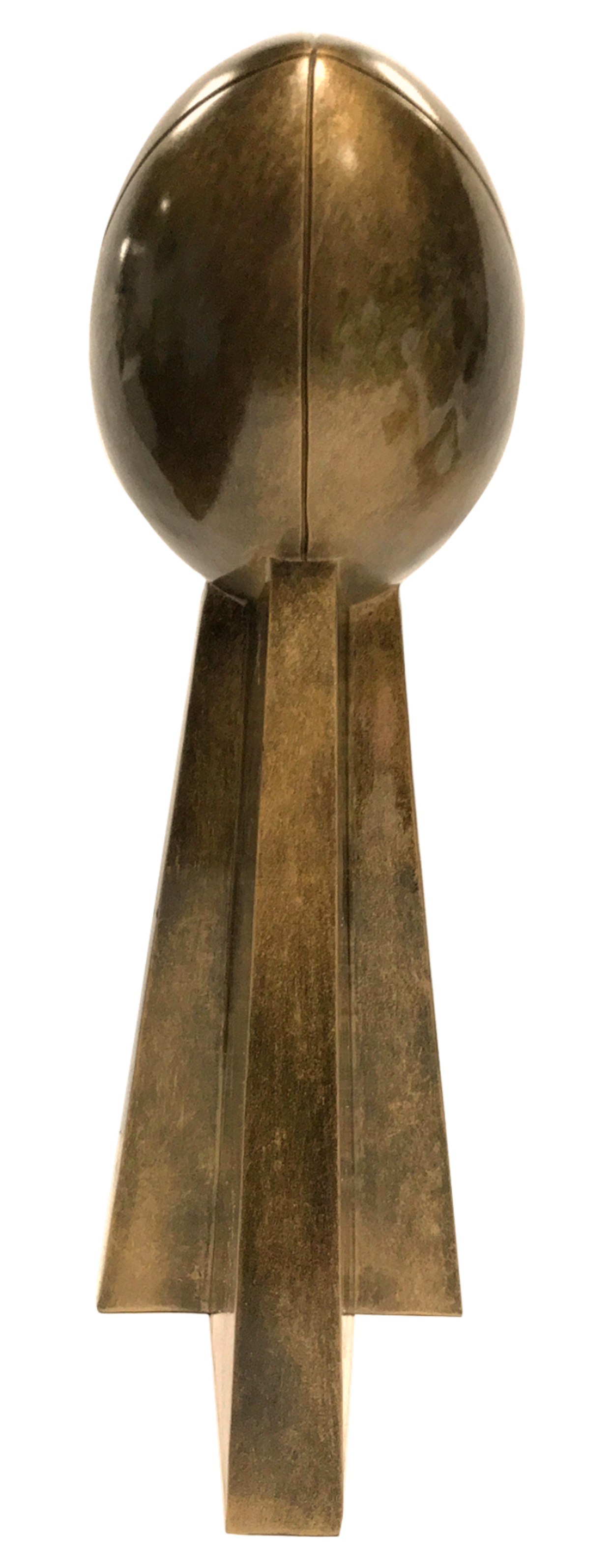 10 1/4" Antique Gold Football Award 13