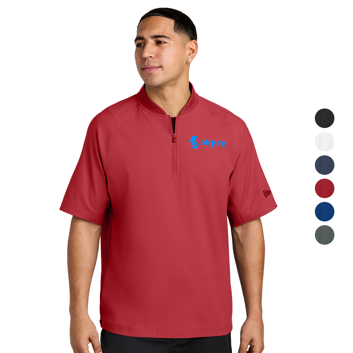 New Era® Cage Short Sleeve 1/4-Zip Jacket 4