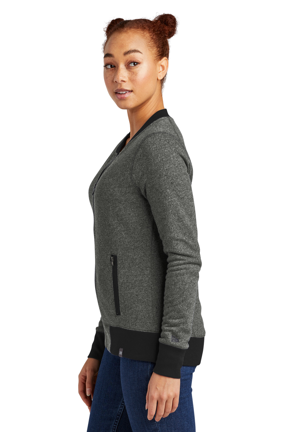 Women's French Terry Baseball Full-Zip