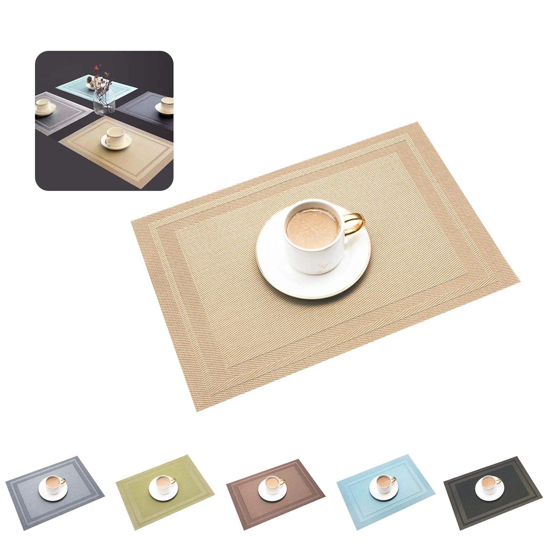 PVC Braid Place Mats 1