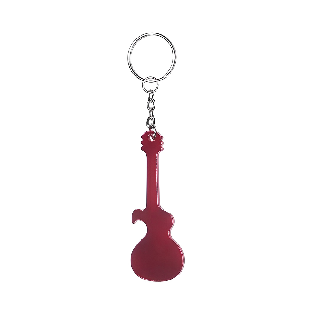 Guitar Shaped Bottle Opener Keychain 7