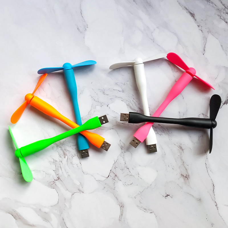 Custom Mini Portable USB Fan 2 - Speed Quiet Lightweight 4