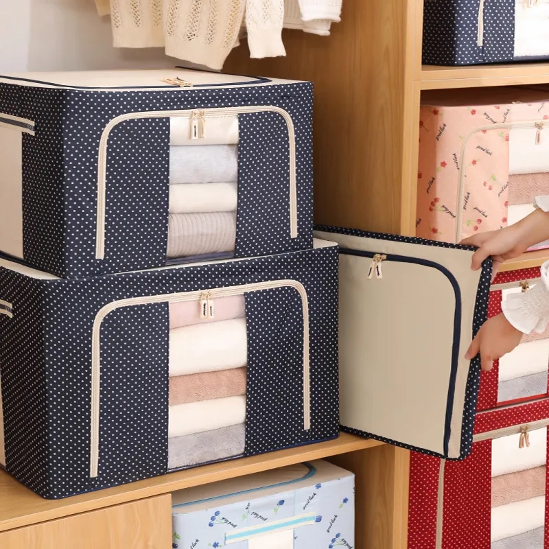 66L Foldable Clothing Storage Organizer Bag 9