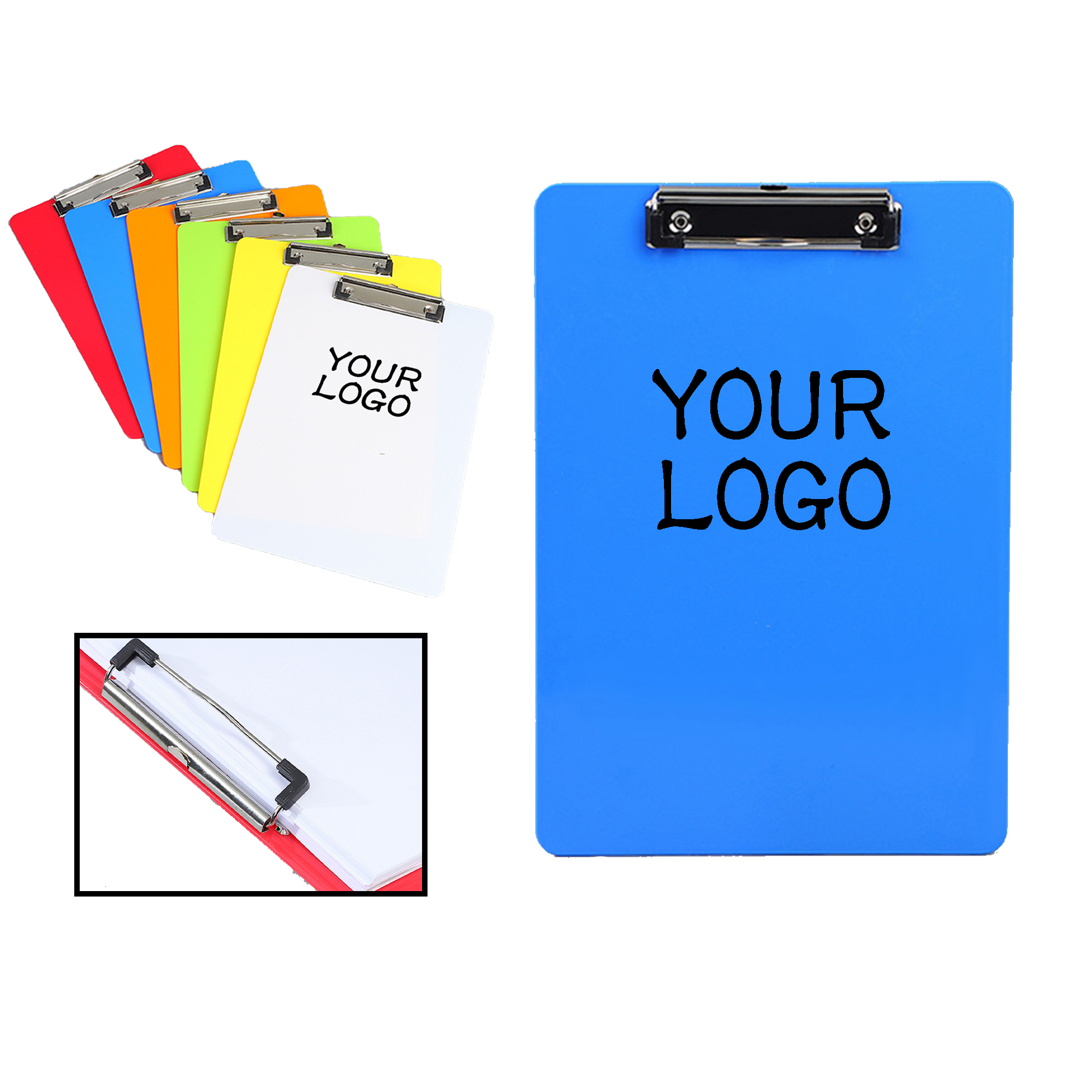 MOQ 20 PCS Plastic Clipboard With Clip 3