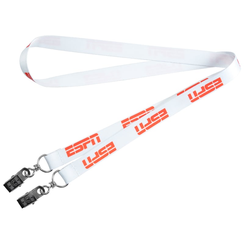 Open Ended Double Clip Full Color Lanyards 40