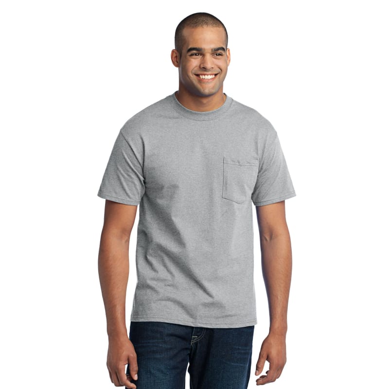 Port & Company Tall Core Blend Pocket Tee. 55