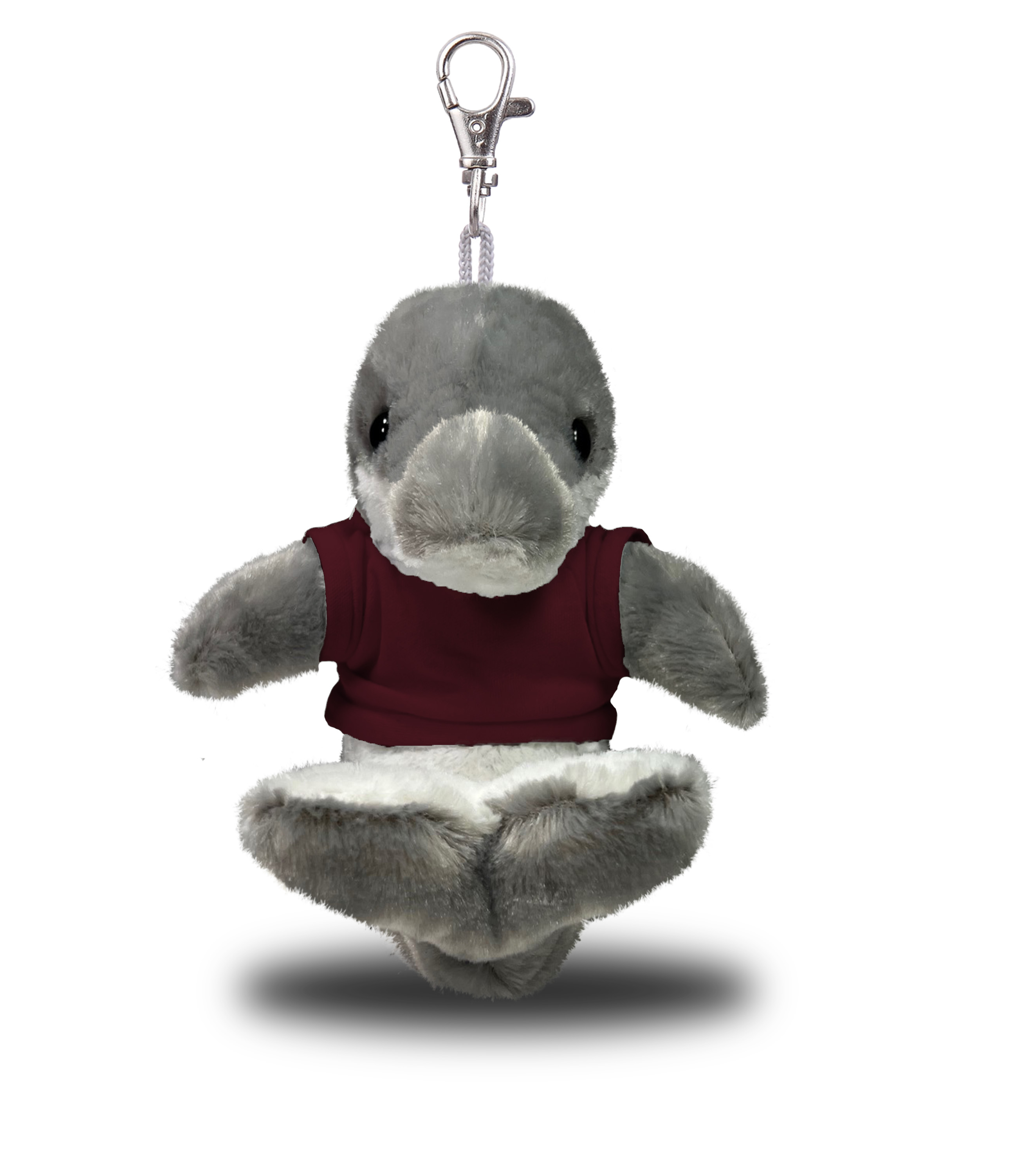 Plush Dolphin Keychain with T-Shirt 16