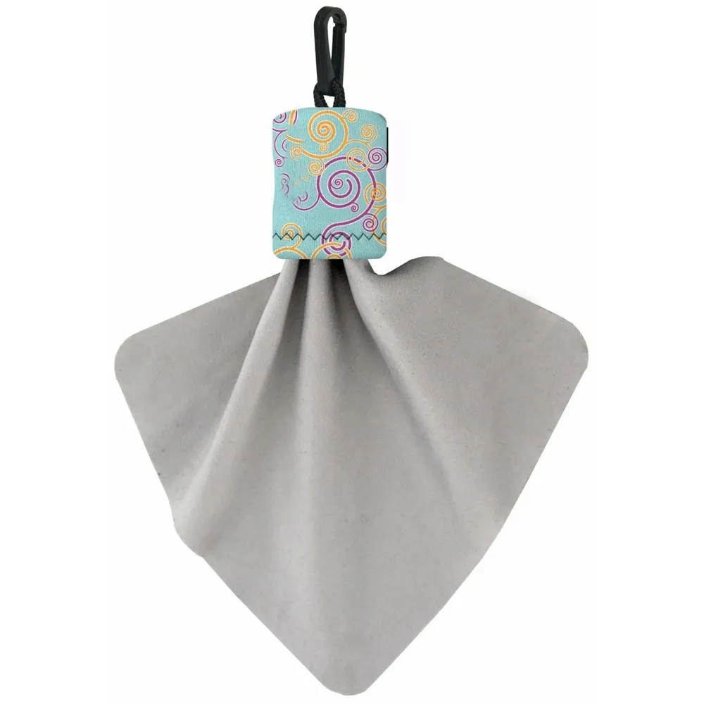 Clip-on Microfiber Lens Cloth Carry Pouch 3